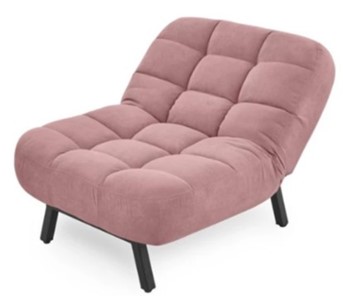 Мягкое кресло Абри опора металл (розовый) в Богдановиче