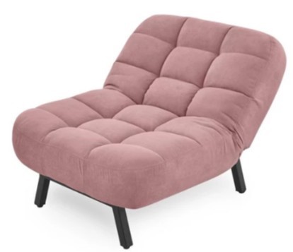 Мягкое кресло Абри опора металл (розовый) в Каменске-Уральском - изображение