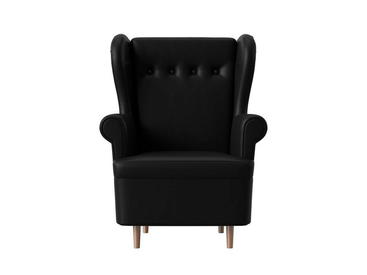 Кресло для отдыха Торин, черный (Экокожа) в Краснотурьинске - изображение 1