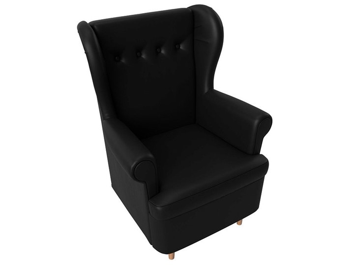 Кресло для отдыха Торин, черный (Экокожа) в Краснотурьинске - изображение 4