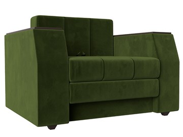 Кресло-кровать Атлантида, Зеленый (Микровельвет) в Ревде
