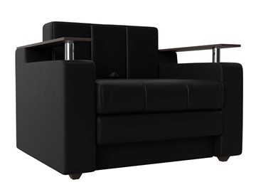 Кресло-кровать Мираж, Черный (Экокожа) в Кушве
