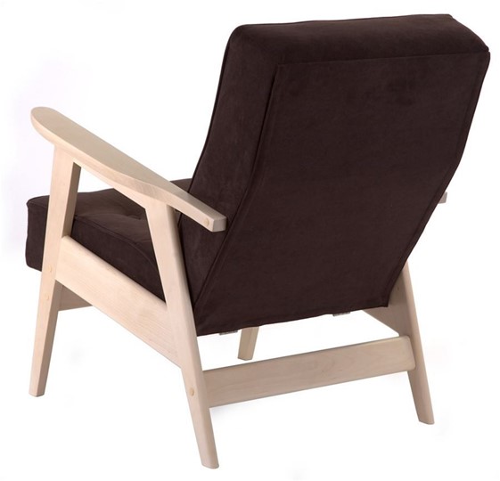 Кресло Ретро (беленый дуб / RS 32 - коричневый) в Екатеринбурге - изображение 2