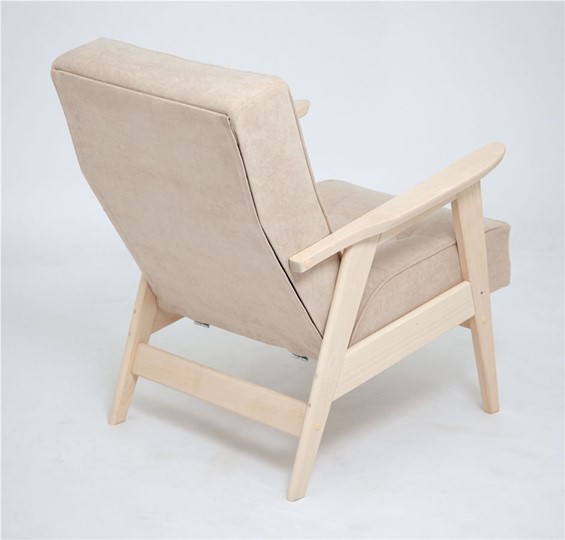 Кресло Ретро (беленый дуб / RS3 - бежевый) в Ревде - изображение 2
