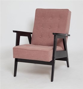 Кресло Ретро (венге / RS 12 - розовый) в Кушве