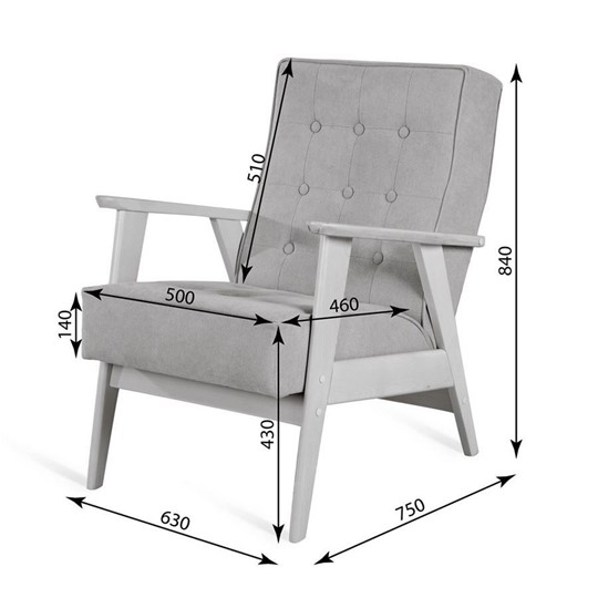 Кресло Ретро (венге / RS29 - бирюзовый) в Ревде - изображение 2