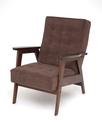 Кресло Ретро (темный тон / RS32 - коричневый) в Ревде - изображение