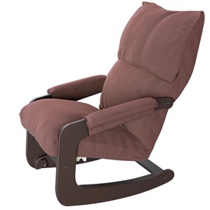 Кресло Трансформер Амадео ВСК №81 (каркас венге, сиденье коричнево-розовое) в Асбесте