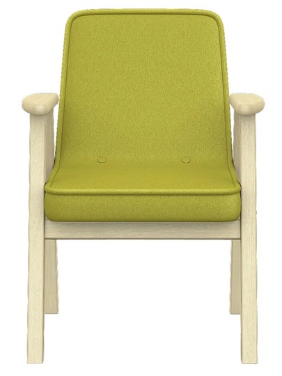 Кресло Ретро ткань лайм, каркас лак в Екатеринбурге - изображение 3