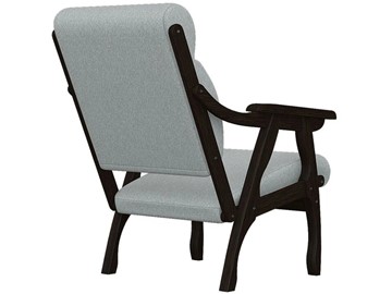 Кресло Вега 10 ткань серый, каркас венге в Екатеринбурге - предосмотр 2