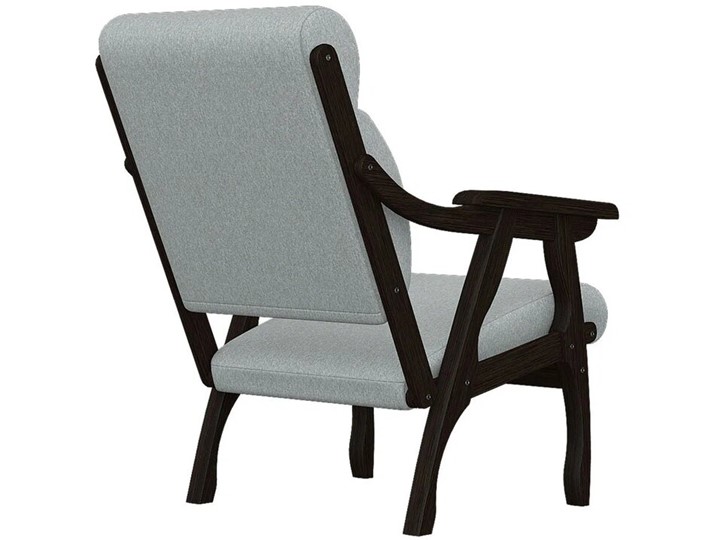 Кресло Вега 10 ткань серый, каркас венге в Екатеринбурге - изображение 2