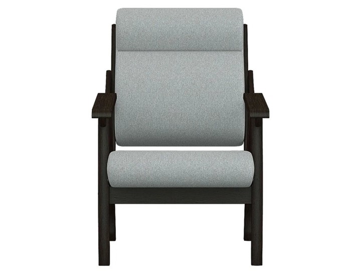 Кресло Вега 10 ткань серый, каркас венге в Екатеринбурге - изображение 4
