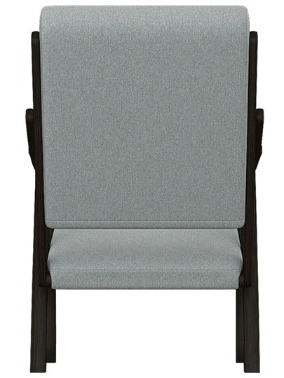 Кресло Вега 10 ткань серый, каркас венге в Екатеринбурге - изображение 5