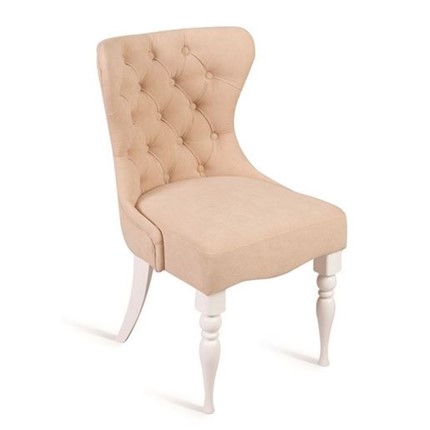 Кресло Вальс (эмаль белая / G02 - бежевый) в Кушве - изображение