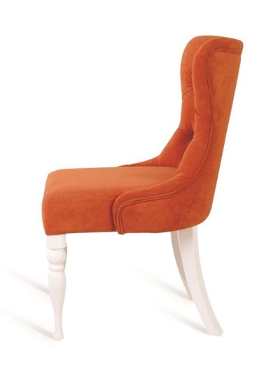 Кресло Вальс (Эмаль белая / Морковный) в Тавде - изображение 3