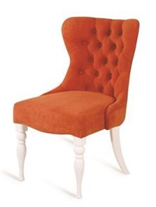 Кресло Вальс (Эмаль белая / Морковный) в Кушве