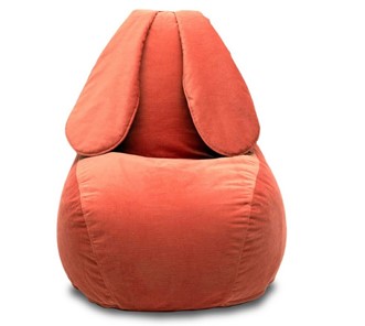 Кресло-игрушка Зайка (длинные уши), оранжевый в Красноуфимске