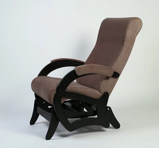 Кресло маятниковое Амелия, ткань кофе с молоком 35-Т-КМ в Кушве