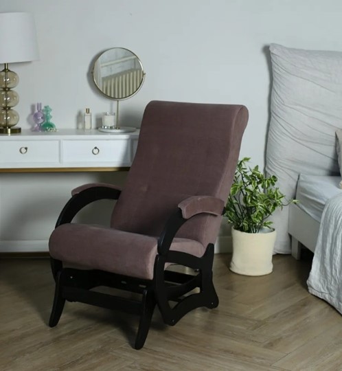 Кресло маятниковое Амелия, ткань кофе с молоком 35-Т-КМ в Полевском - изображение 5
