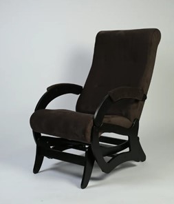 Кресло маятниковое Амелия, ткань шоколад 35-Т-Ш в Асбесте