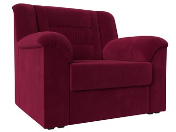 Кресло для отдыха Карелия, Бордовый (Микровельвет) в Кушве