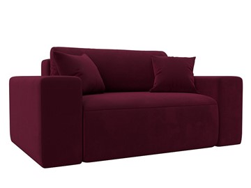 Кресло-кровать Лига-036, Бордовый (Микровельвет) в Ревде