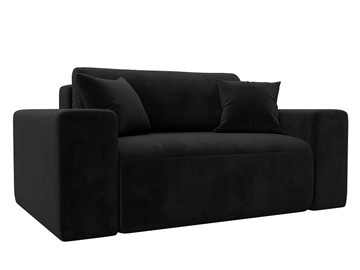 Кресло-кровать Лига-036, Черный (Велюр) в Ревде