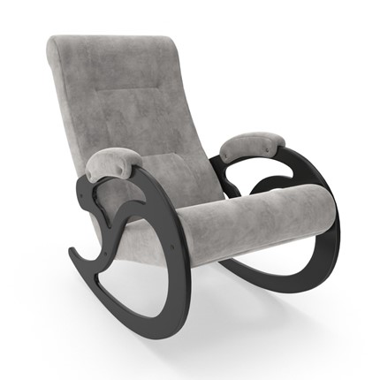 Кресло-качалка Модель 5, Verona 06 Light Grey-велюр в Екатеринбурге - изображение