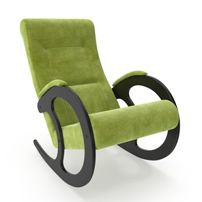 Кресло-качалка Модель 3, Verona 38 Apple Green-велюр в Екатеринбурге