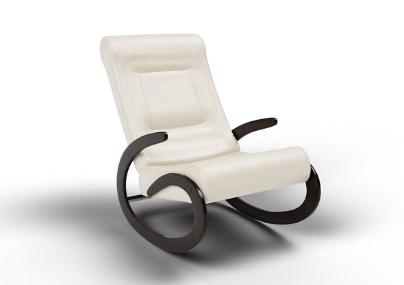 Кресло-качалка Мальта, экокожа favorit 1 крем 10-К-КР в Краснотурьинске - изображение