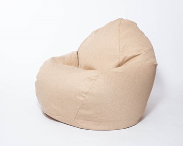 Кресло-мешок Макси, рогожка, 150х100, песочное в Лесном