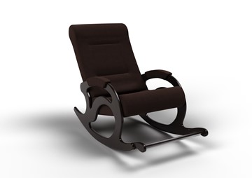 Кресло-качалка Тироль, ткань AMIGo шоколад 12-Т-Ш в Асбесте