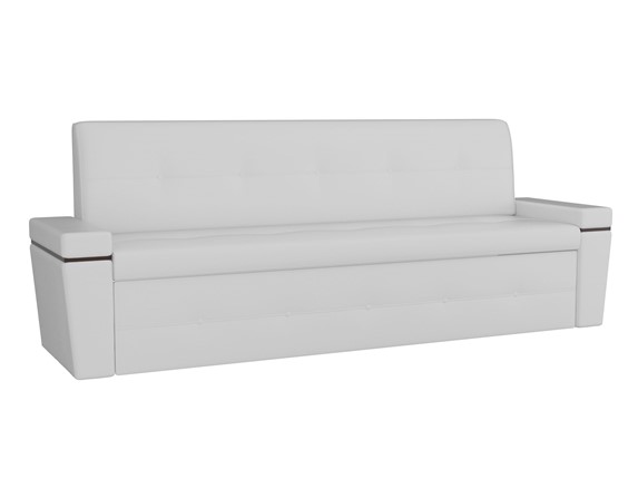 Раскладной кухонный диван Деметра, Белый (экокожа) в Богдановиче - изображение