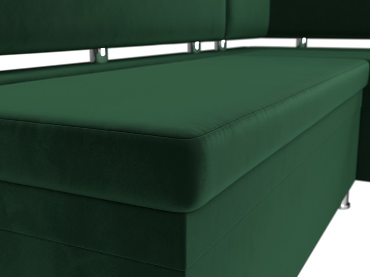 Кухонный диван Стайл угловой, Зеленый (велюр) в Екатеринбурге - изображение 4