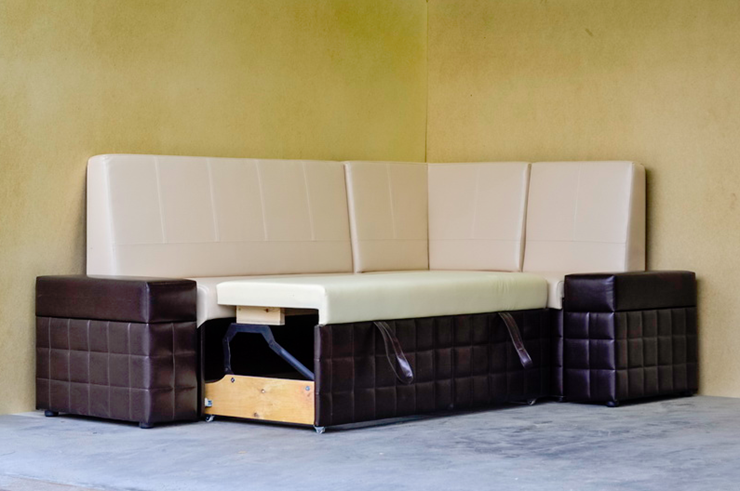 Кухонный диван Лофт 7 со спальным местом в Екатеринбурге - изображение 1
