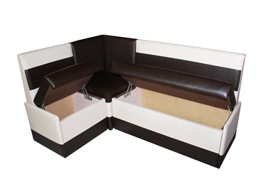 Угловой диван на кухню Модерн 6 мини с коробом в Екатеринбурге - предосмотр 1