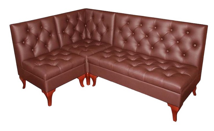 Угловой кухонный диван Фиджи 3 ДУ без короба в Кушве - изображение 1