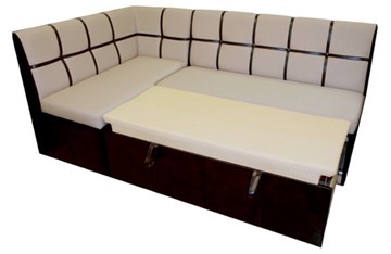 Угловой кухонный диван Квадро 5 со спальным местом в Красноуфимске - предосмотр 1