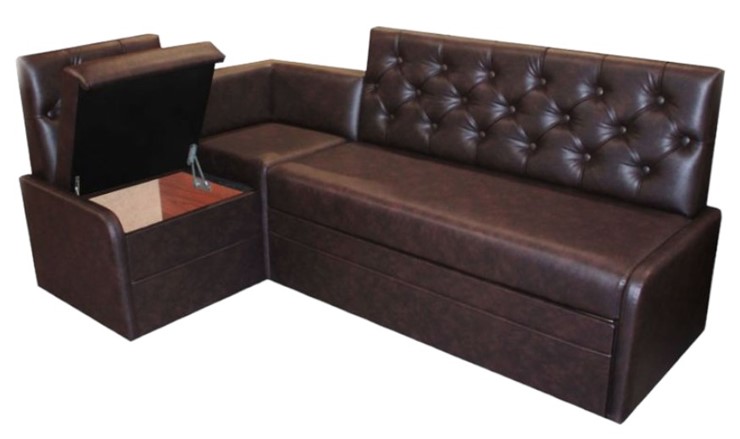 Кухонный угловой диван Квадро 7 со спальным местом в Кушве - изображение 3