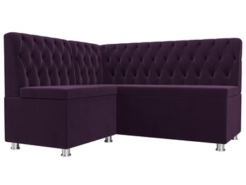 Угловой диван Мирта, Фиолетовый (Велюр) в Екатеринбурге