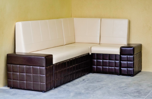 Кухонный диван Лофт 7 со спальным местом в Екатеринбурге - изображение