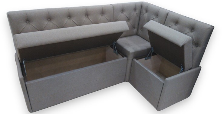 Кухонный угловой диван Квадро 7 мини с коробом в Каменске-Уральском - изображение 2