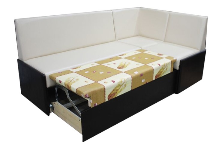 Угловой кухонный диван Квадро со спальным местом в Екатеринбурге - изображение 2