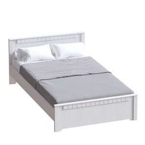 Кровать с основанием Прованс,1600 Бодега белая/Платина премиум в Ревде