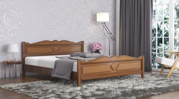 Двуспальная кровать СВ-Стиль Венеция 160*200 с основанием в Полевском