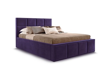 Кровать с основанием Октавия 1400,Мора фиолетовый в Первоуральске