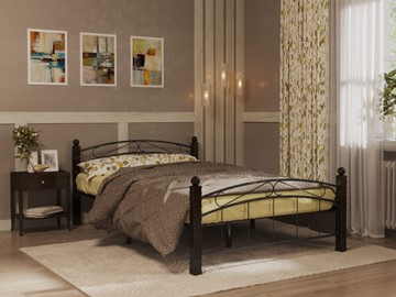 Кровать спальная Гарда 15, 160х200, черная в Екатеринбурге