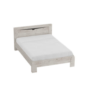Кровать с основанием Соренто 1400, Дуб бонифаций в Асбесте