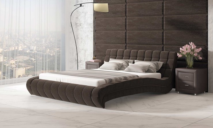 Кровать полуторная Milano 120х190 с основанием в Ревде - изображение 2