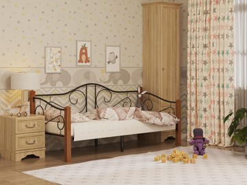 Детская кровать Гарда 7, 90х200, черная в Асбесте